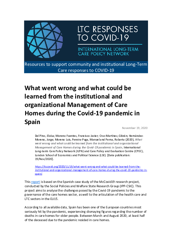 (PDF) What went wrong and what could be learned from the institutional ...