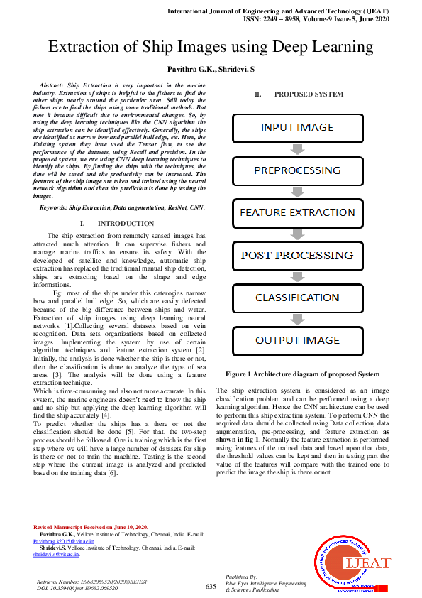 (PDF) Extraction of Ship Images using Deep Learning