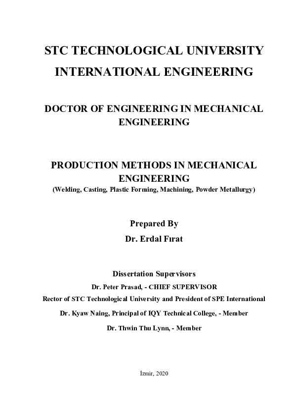 (PDF) INTERNATIONAL ENGINEERING DOCTOR OF ENGINEERING IN MECHANICAL ...