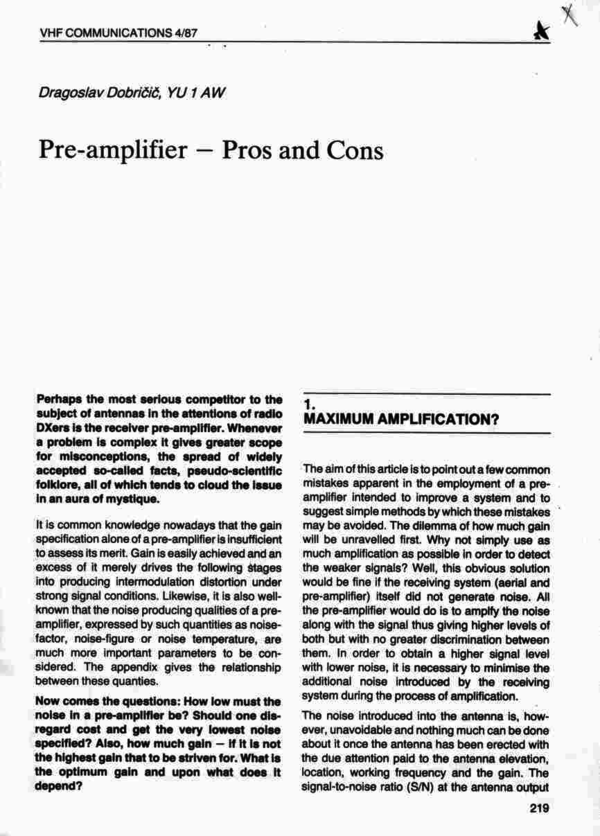 (PDF) Preamplifier Pros and Cons Dragoslav Dobričić Academia.edu