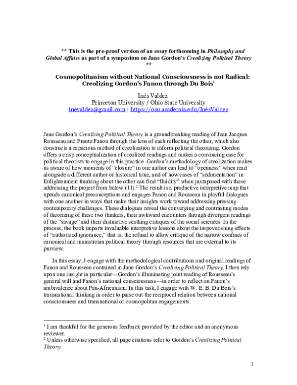 National consciousness importance image