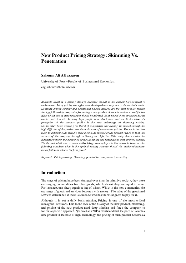 Penetration pricing definition business image