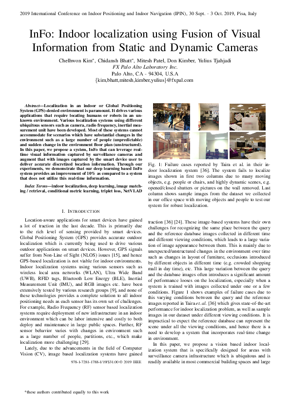 (PDF) InFo: Indoor localization using Fusion of Visual Information from ...