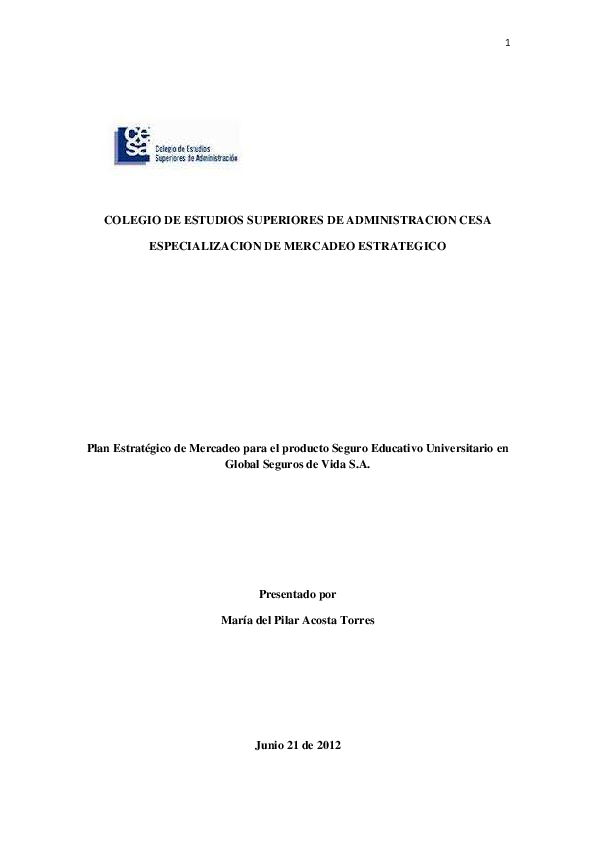 (PDF) COLEGIO DE ESTUDIOS SUPERIORES DE ADMINISTRACION CESA