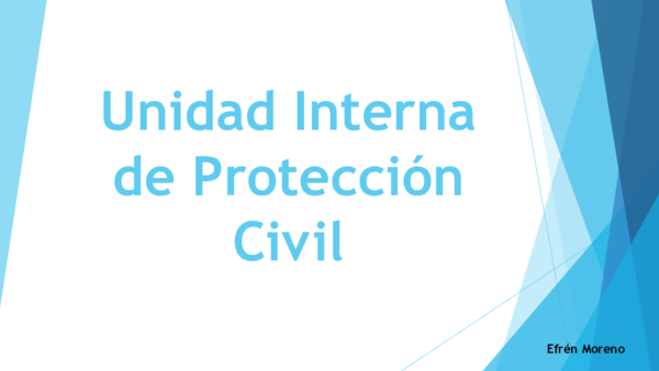 (PDF) UNIDAD INTERNA DE PROTECCIÓN CIVIL