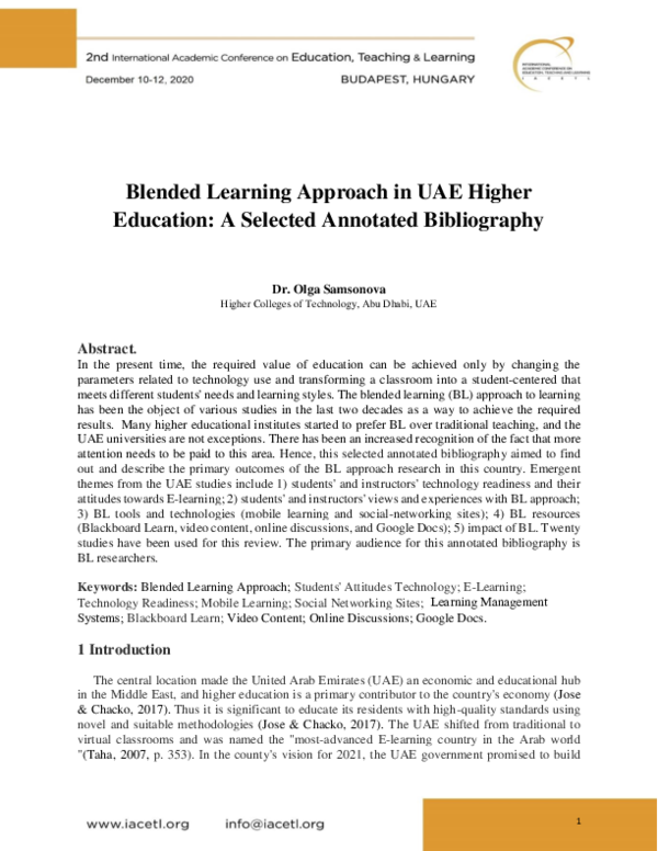 Annotated bibliography template picture