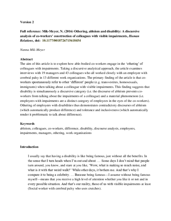 Examples of othering in literature image