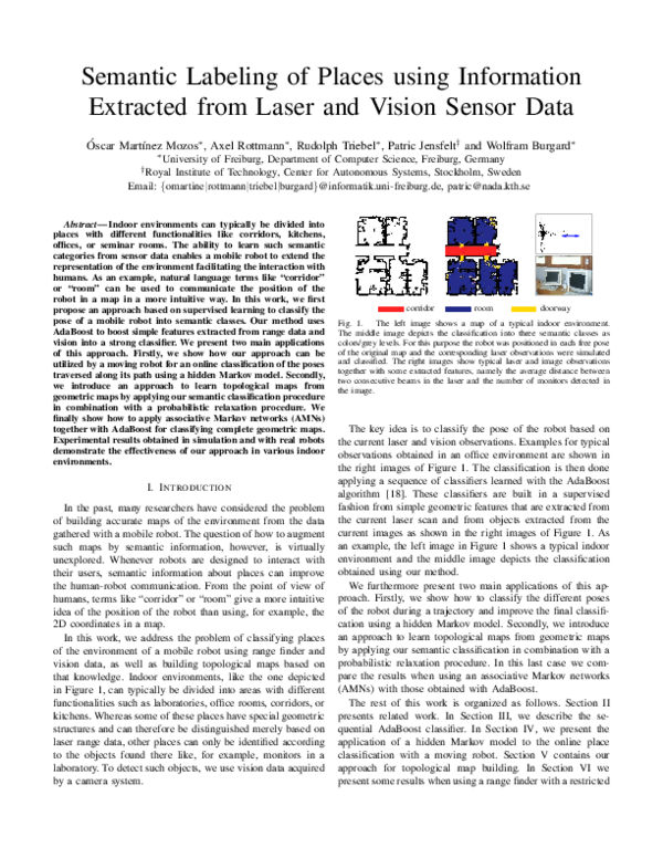 (PDF) Supervised semantic labeling of places using information ...