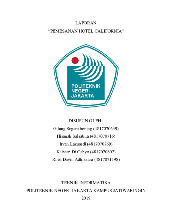 (DOC) SISTEM INFORMASI PEMESANAN HOTEL BERBASIS WEB UNTUK MENUNJANG ...