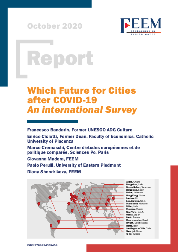 (PDF) Which Future for Cities after COVID-19 : An international Survey
