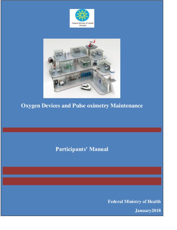 (PDF) Oxygen Devices and Pulse oximetry Maintenance Participants ...