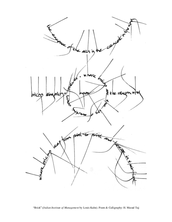 (PDF) Brick (Calligram)