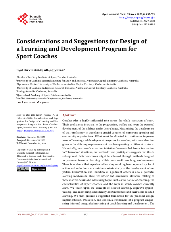 (PDF) Considerations and Suggestions for Design of a Learning and ...