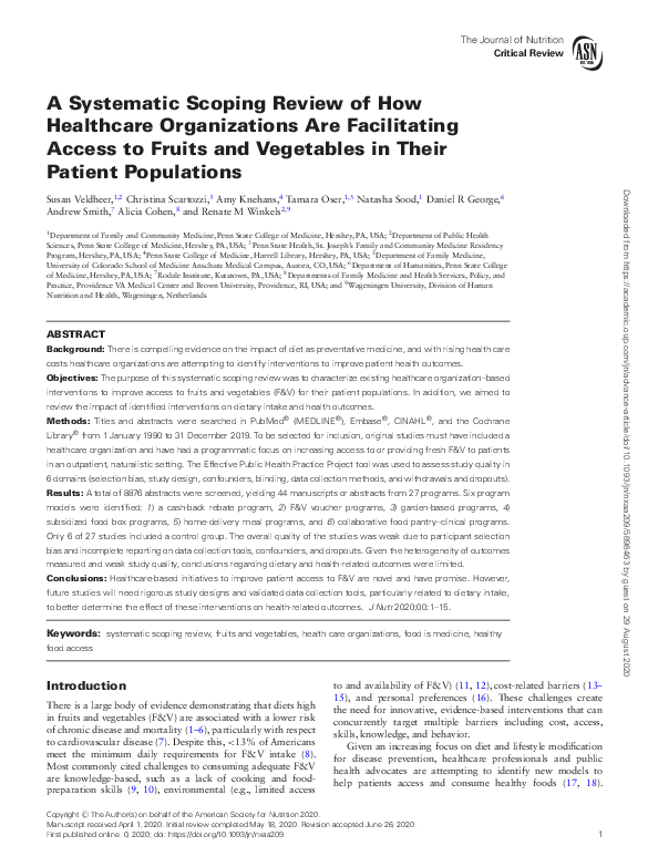 (PDF) A Systematic Scoping Review of How Healthcare Organizations Are ...