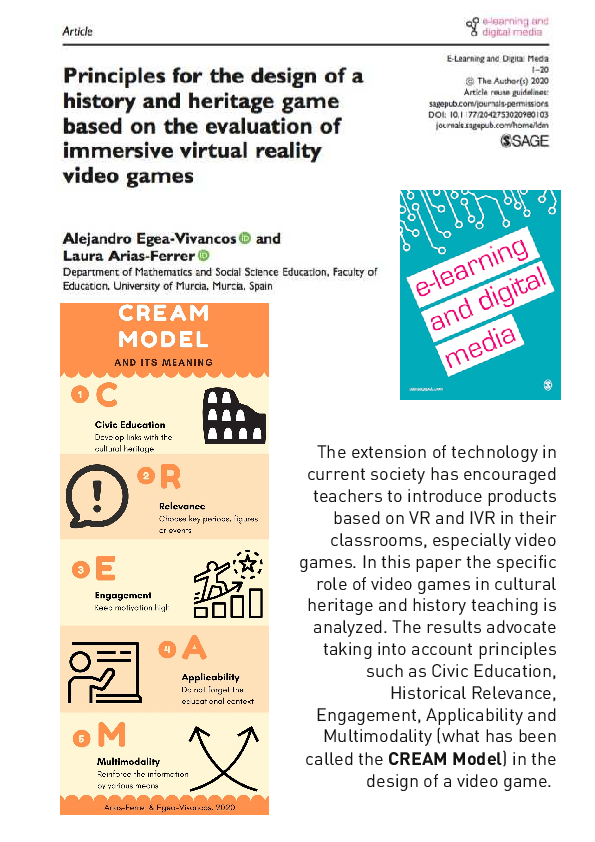 (PDF) Principles for the design of a history and heritage game based on ...