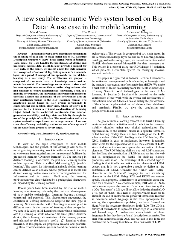 (PDF) A new scalable semantic Web system based on Big Data: A use case ...
