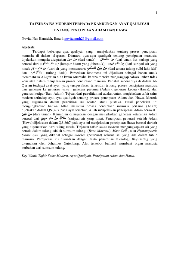 PDF) Proses Tahapan Penciptaan Manusia Berdasarkan Al-Quran, 50% OFF