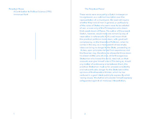 (PDF) Perpetual Peace A Philosophical Sketch (special edition)