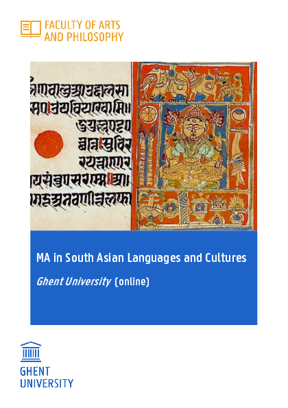 (PDF) UGent online MA South Asian Studies Brochure 2122 final
