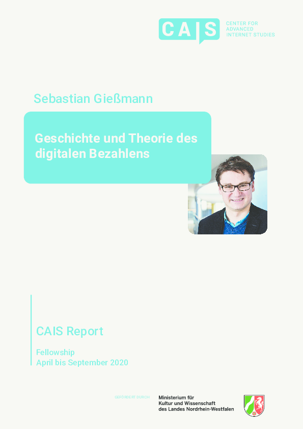 (PDF) CAIS Report: Geschichte und Theorie des digitalen Bezahlens