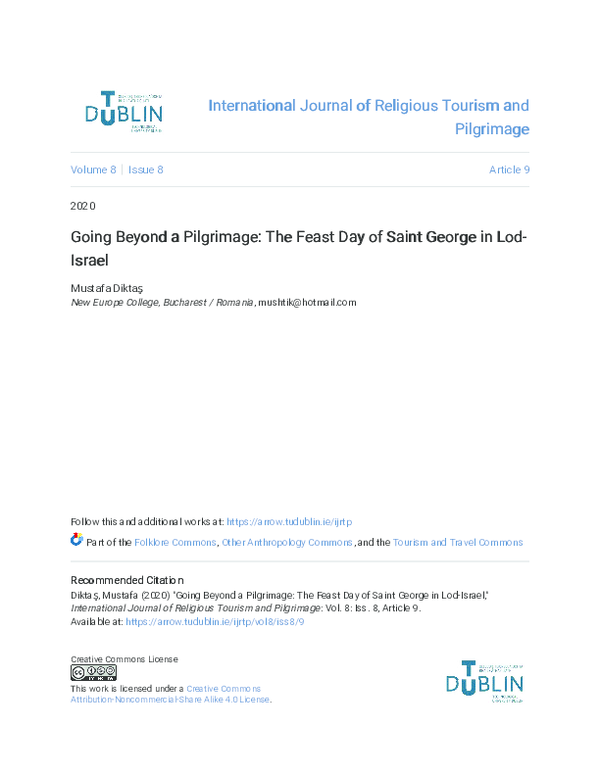 pdf-going-beyond-a-pilgrimage-the-feast-day-of-saint-george-in-lod