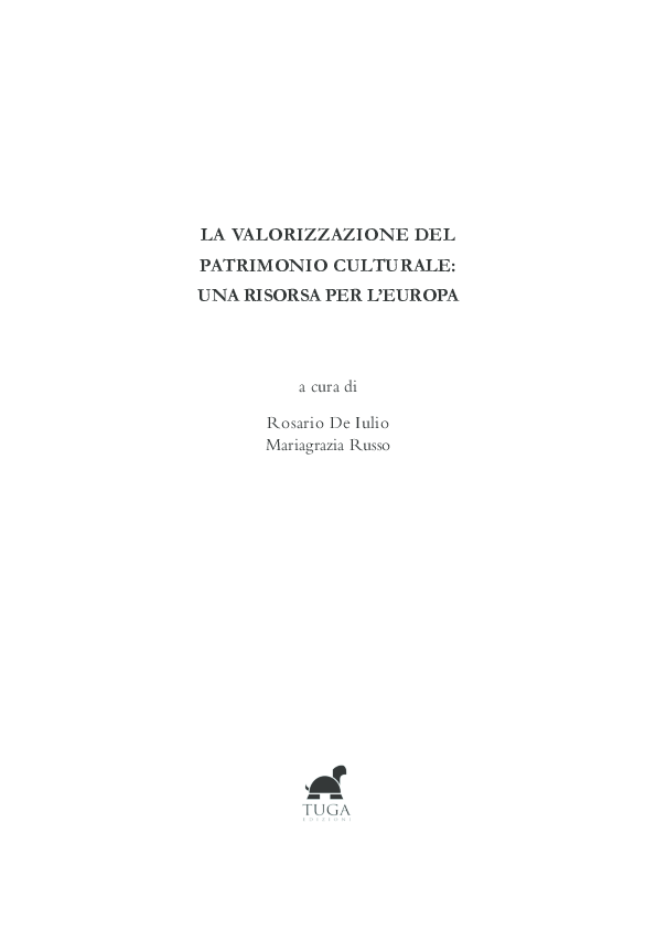 (PDF) Del Gottardo E., Patrimonio culturale e percorsi di empowerment ...