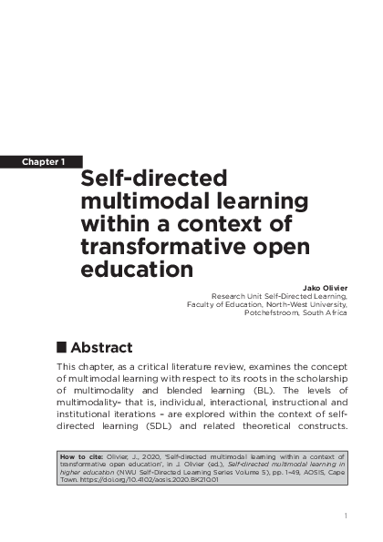 (PDF) Self-directed multimodal learning within a context of ...