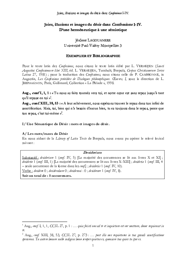 Confessions Saint Augustine Research Papers Academia Edu