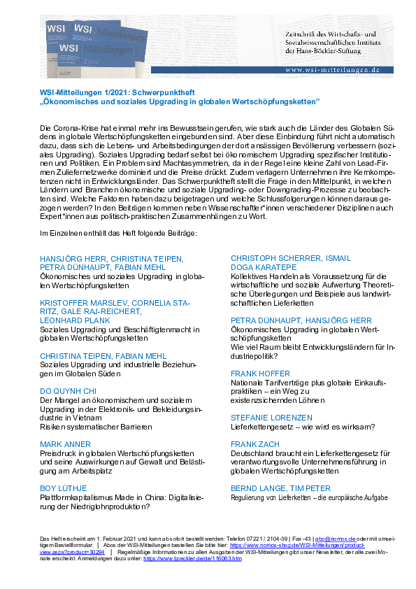 (PDF) Kollektives Handeln als Voraussetzung für die wirtschaftliche und ...