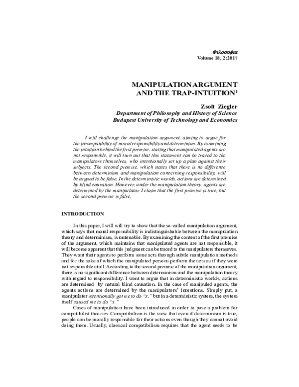 (PDF) MANIPULATION ARGUMENT AND THE TRAPINTUITION Zsolt Ziegler