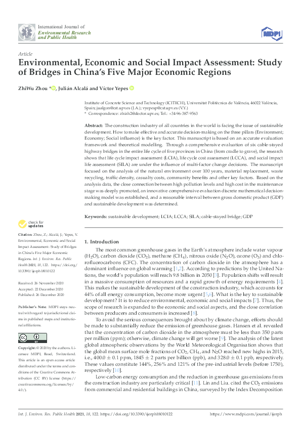 (PDF) Environmental, Economic and Social Impact Assessment: Study of ...