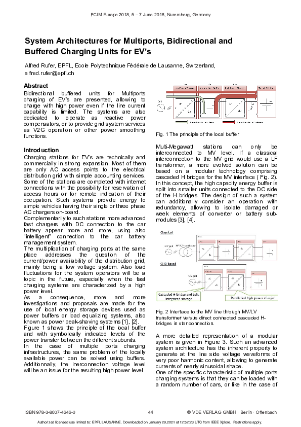 (PDF) System Architectures for Multiports, Bidirectional and Buffered ...