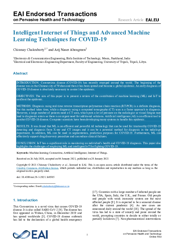 (PDF) Intelligent Internet of Things and Advanced Machine Learning ...