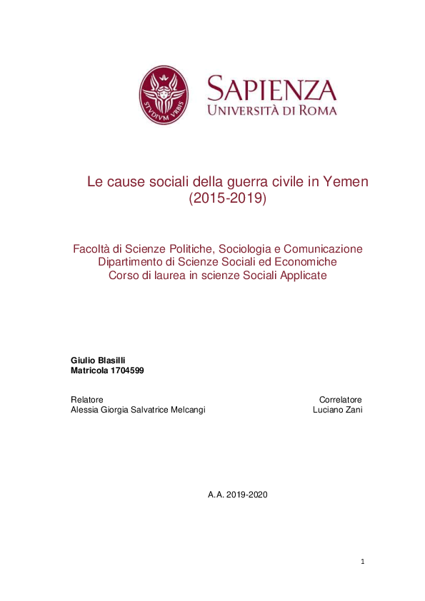 Sapienza Scienze Politiche E Relazioni Internazionali