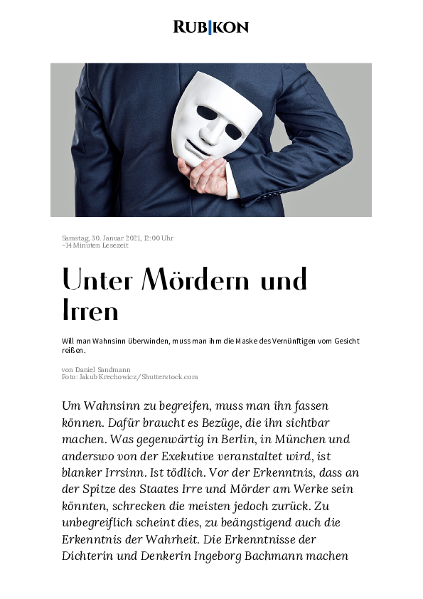 (PDF) Daniel Sandmann, Unter Mördern und Irren
