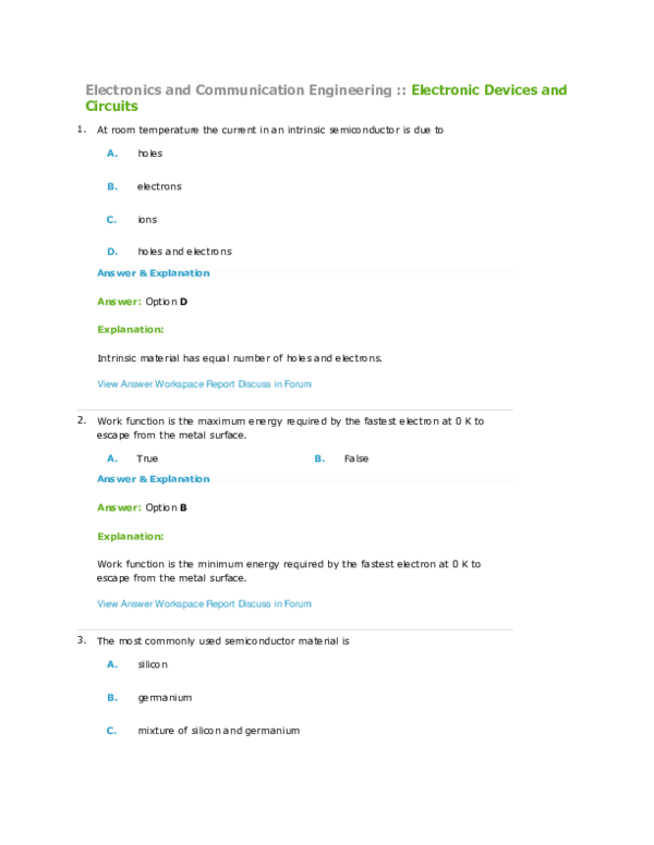 (PDF) Electronics and Communication Engineering :: Electronic Devices ...