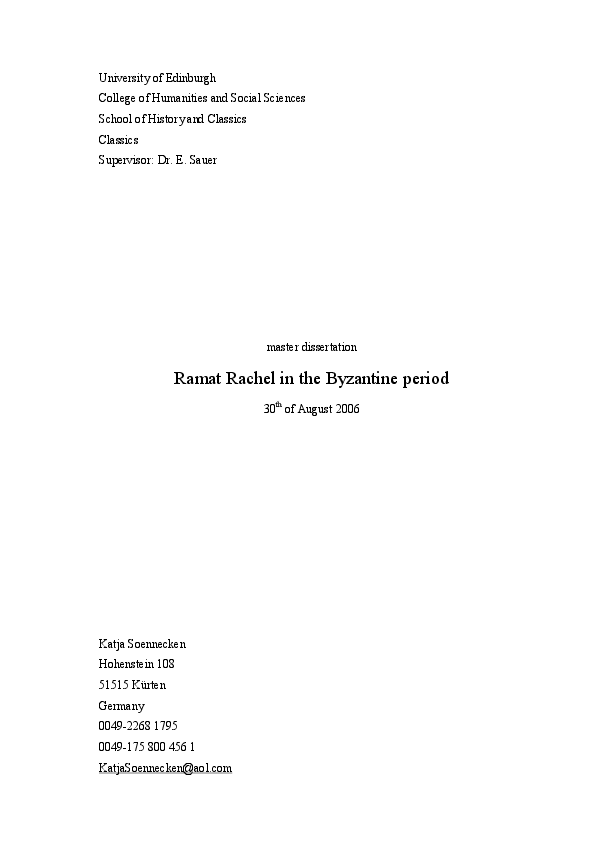 How long should a masters dissertation be picture