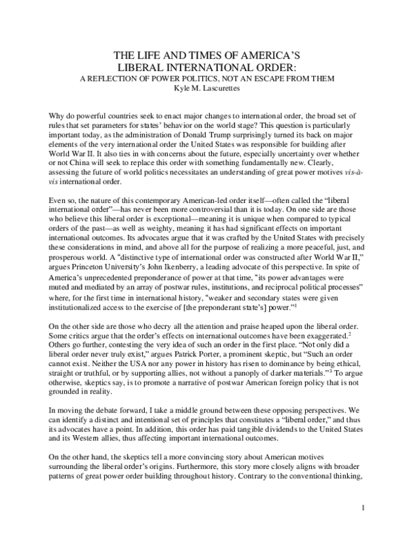 International relations liberalism image