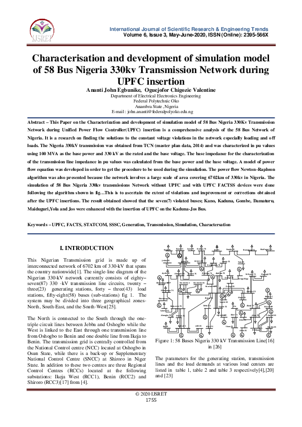 (PDF) Characterisation and development of simulation model