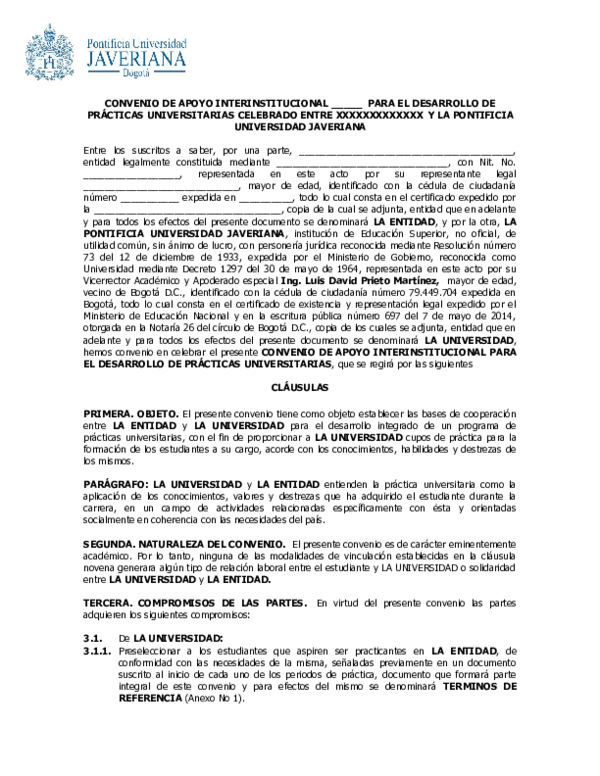 Doc Pra Ctica Modelo Convenio Interinstitucional