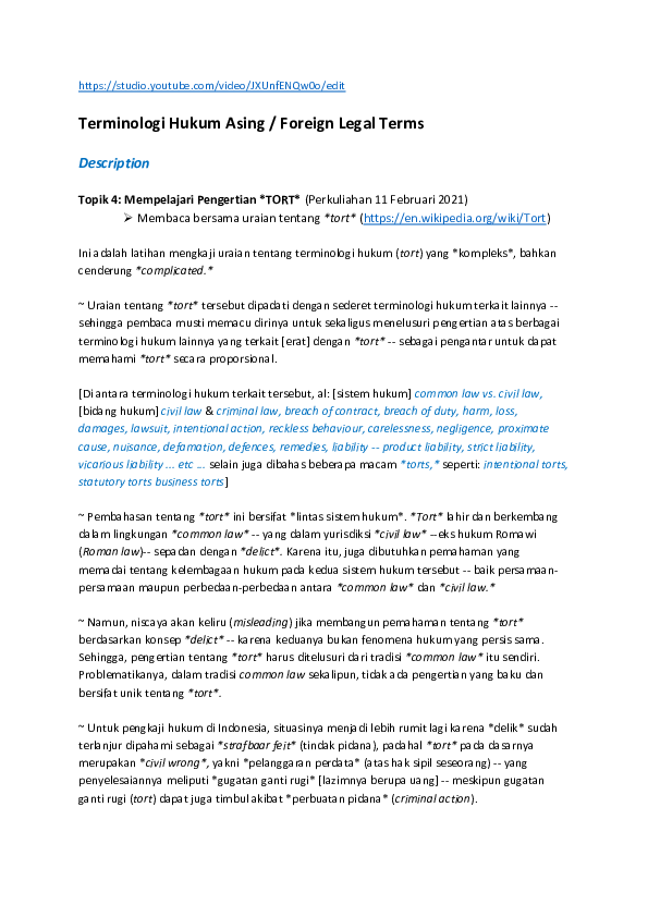 Legal Terminology Research Papers Academia Edu