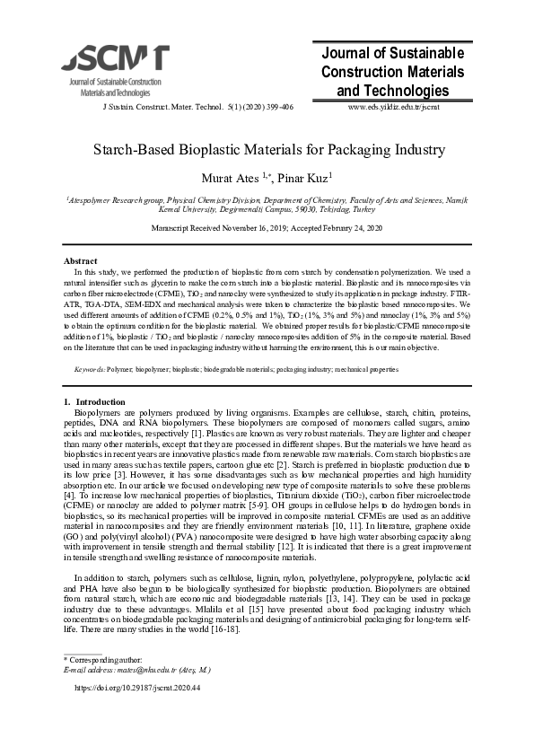 (PDF) Journal of Sustainable Construction Materials and Technologies ...