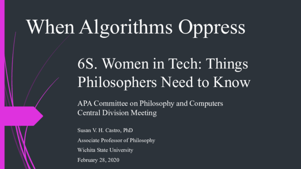 (PPT) When Algorithms Oppress