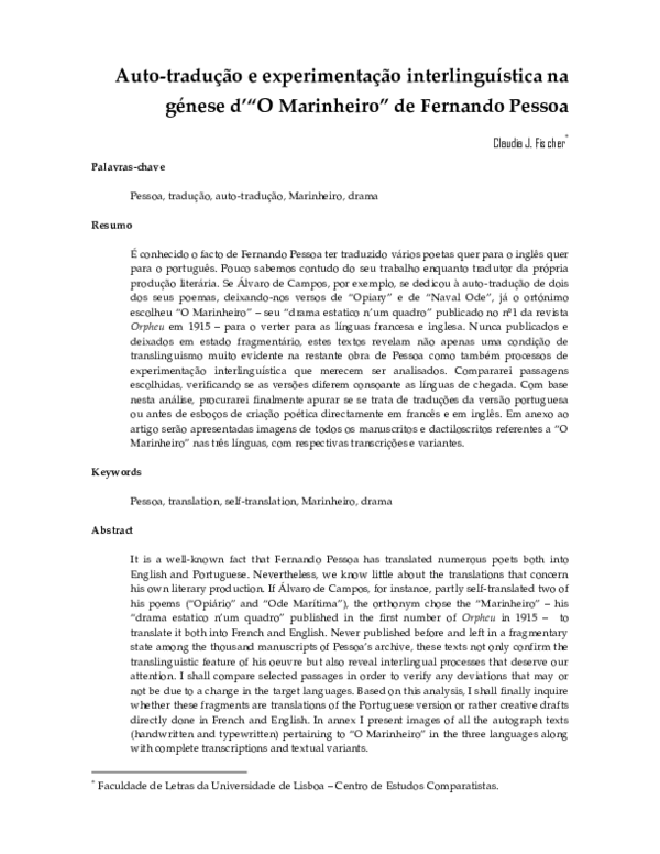 Self Translation Research Papers Academia Edu