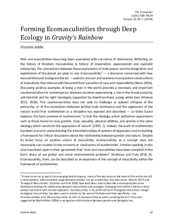 Deep ecology vs shallow ecology picture