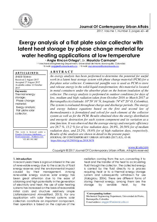 Essay flat plate collector picture