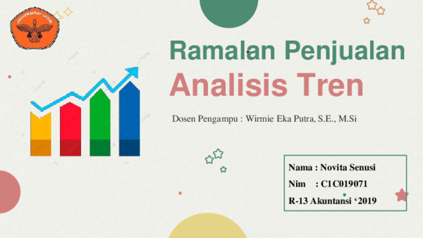 Pdf Ppt Peramalan Penjualan Analisis Tren Novita Senusi C1c019071 Novita Senusi Academia Edu