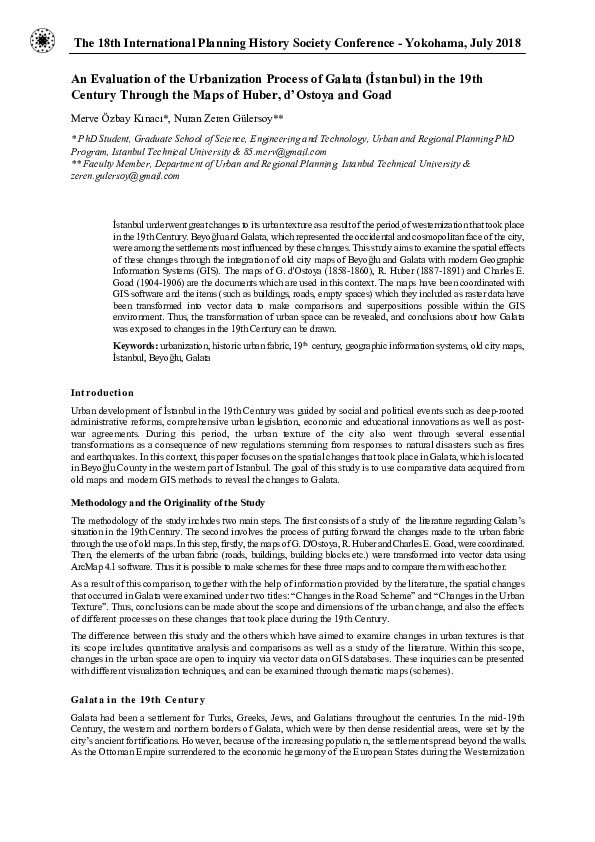 (PDF) The 18th International Planning History Society Conference