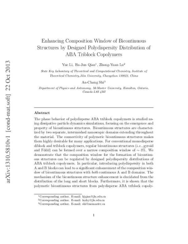 Polydispersity and molecular weight distribution image