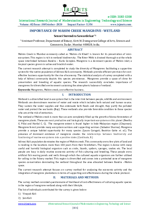 Importance of swamps image